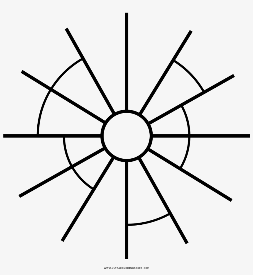 Shattered Glass Coloring Page - Ehrenstein Illusion, transparent png #240273