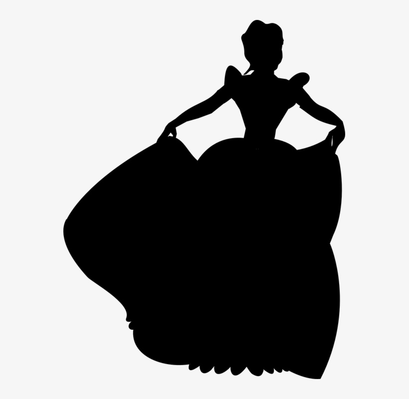 Disney Princess Silhouette Printables - Disney Princess Silhouette Png, transparent png #240406