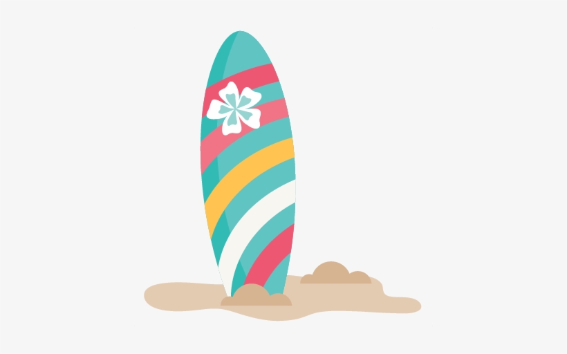 Surfboard Clipart Png - Clip Art Surf Board, transparent png #240545