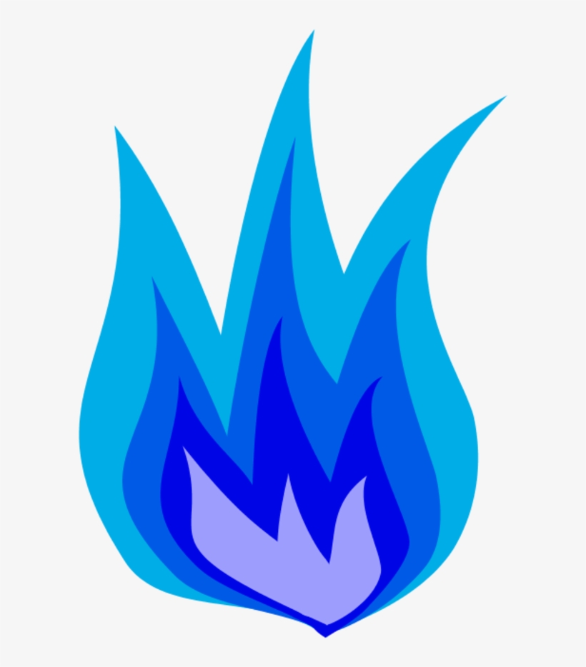 Vector Clip Art - Fire Blue Icon Png, transparent png #240626