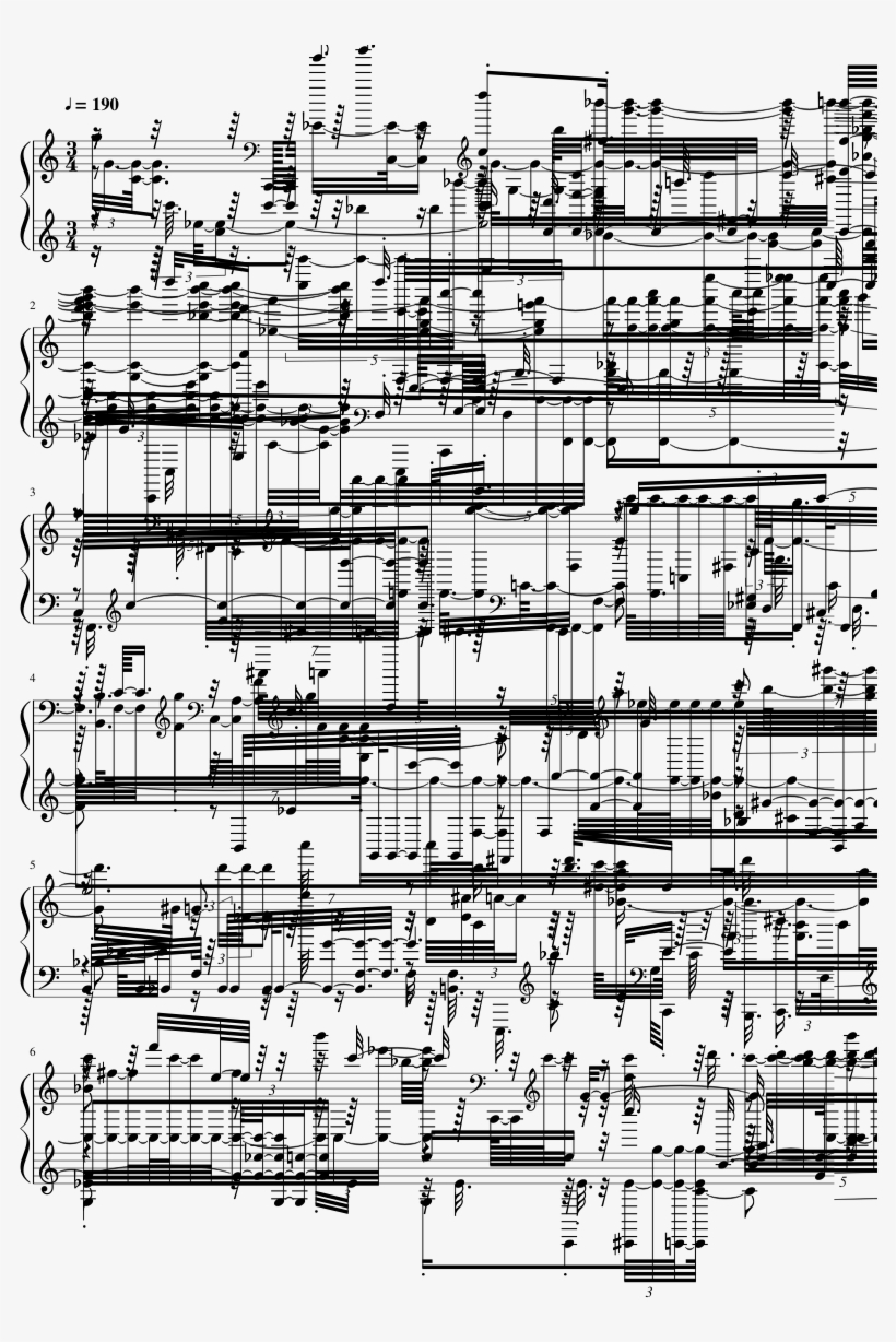 Lg-50209710 Sheet Music 1 Of 3 Pages - Sheet Music, transparent png #240653