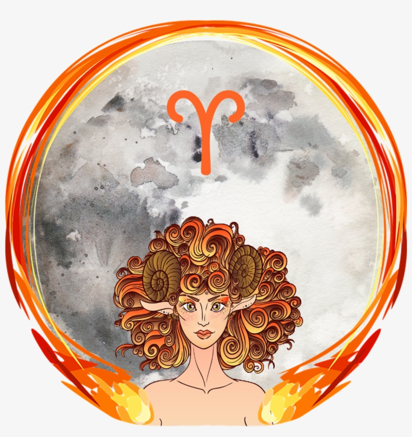 Aries Full Moon September, transparent png #240841