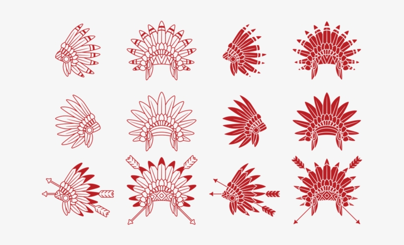 Vector Indian War Bonnet - Euclidean Vector, transparent png #240965