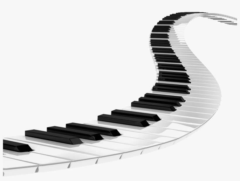 Wavy Piano Keys Png, transparent png #241364