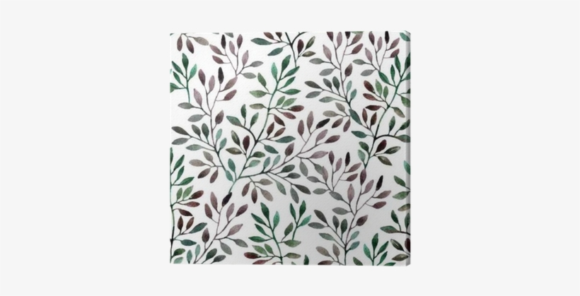 Watercolor Seamless Pattern With Tree Branches - Bobunny Dreams Of Autumn Forest Paper, transparent png #241452