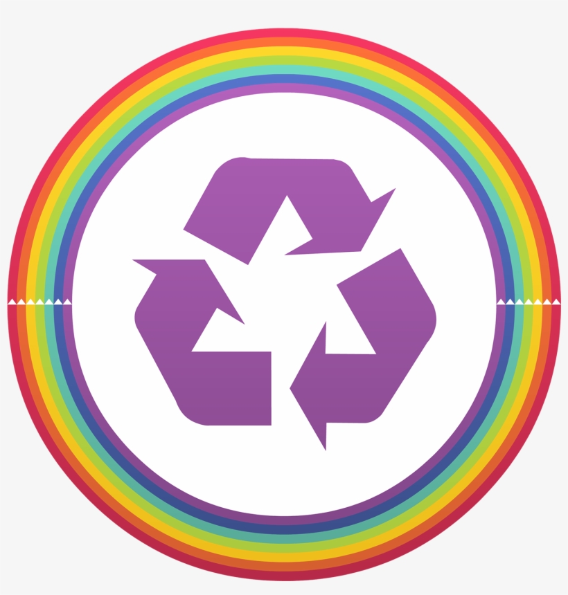 Zero Waste Symbol No Text - Blue Recycling Only Sign, transparent png #241570