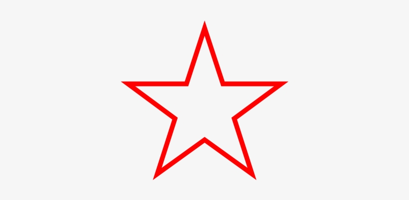 Free Transparent Hollow Star Shaped Graphics - Coloring Numbers For Preschool, transparent png #241945