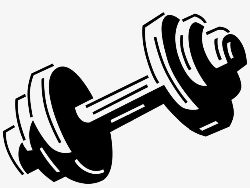 Picture Freeuse Library Bodybuilding Weights And Dumbbells - Dumbbell Clipart, transparent png #241977