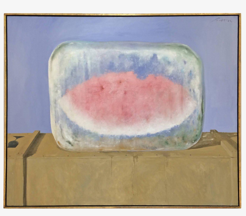 “watermelon On Ice” Oil Painting On Canvas By Julio - Painting, transparent png #242006