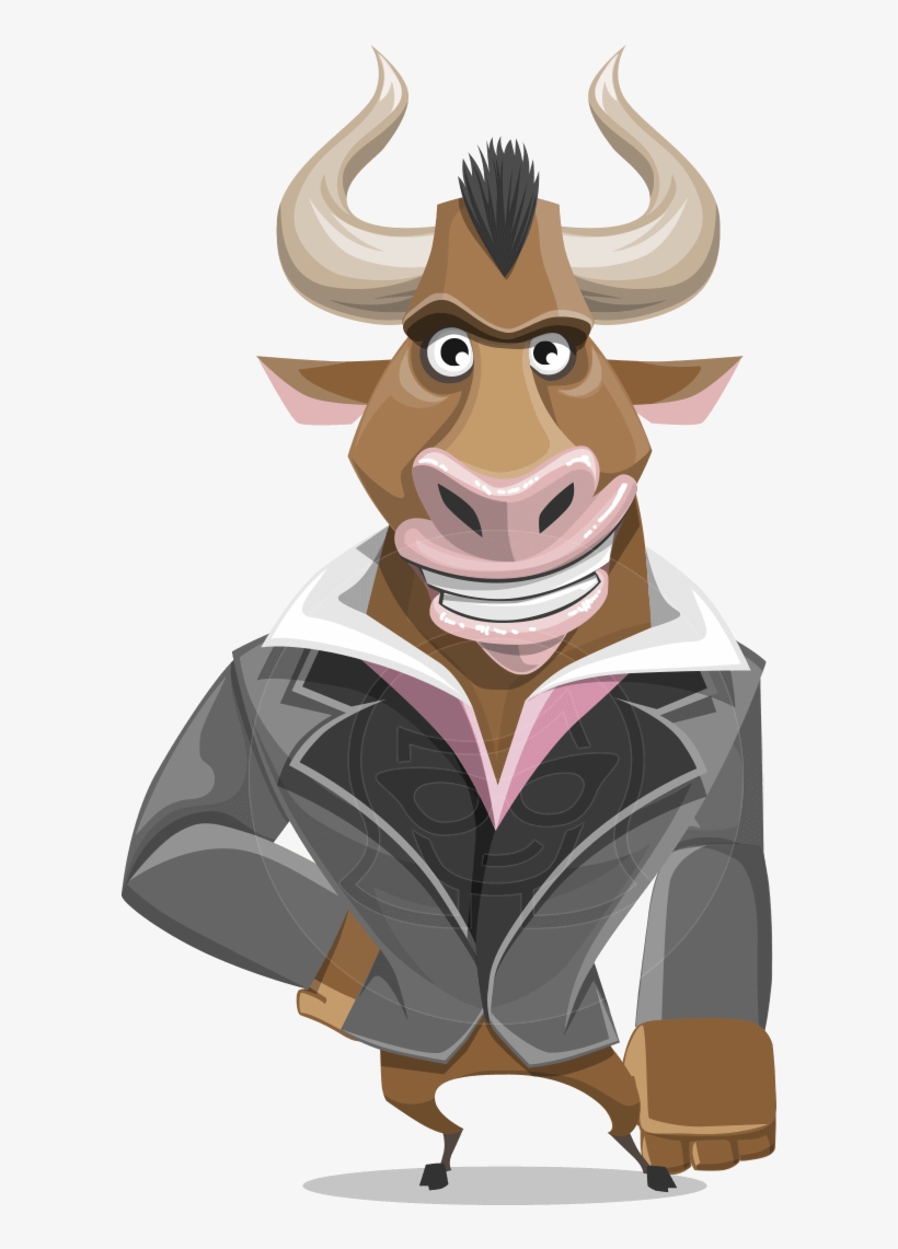 Barry The Bull - Cartoon, transparent png #242026