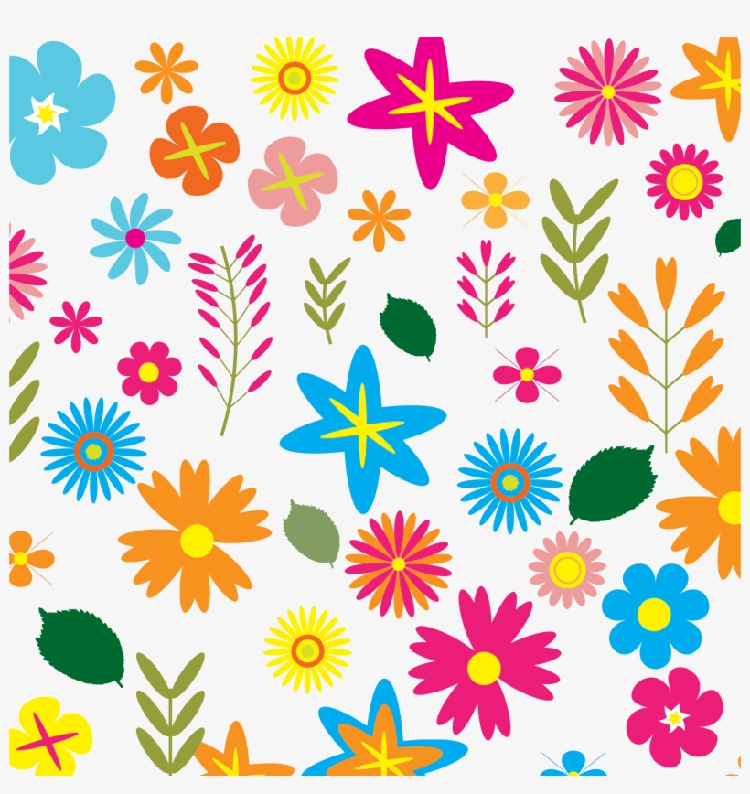 Colorful Floral Pattern Background 3 Svg Free Download, transparent png #242384