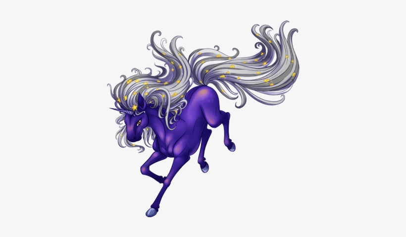Star Unicorn - Night Unicorn Transparent, transparent png #242892