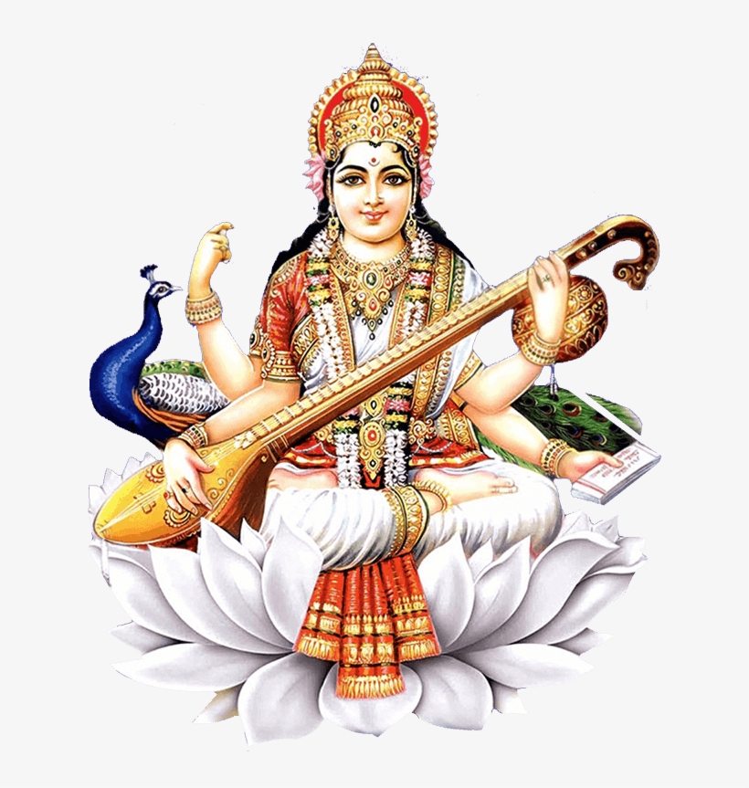 Saraswati Maa Photos & Goddess Wallpaper Download - Maa Saraswati, transparent png #243004
