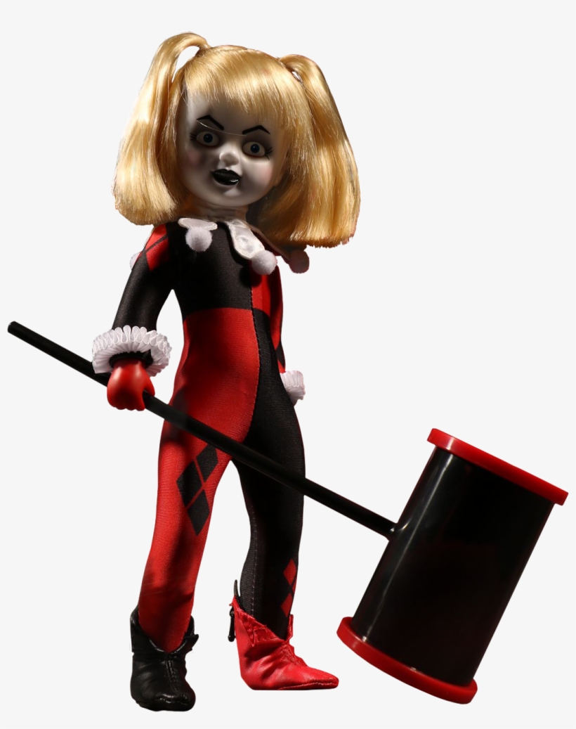 Harley Quinn Unmasked 10” Living Dead Doll - Living Dead Dolls, transparent png #243088