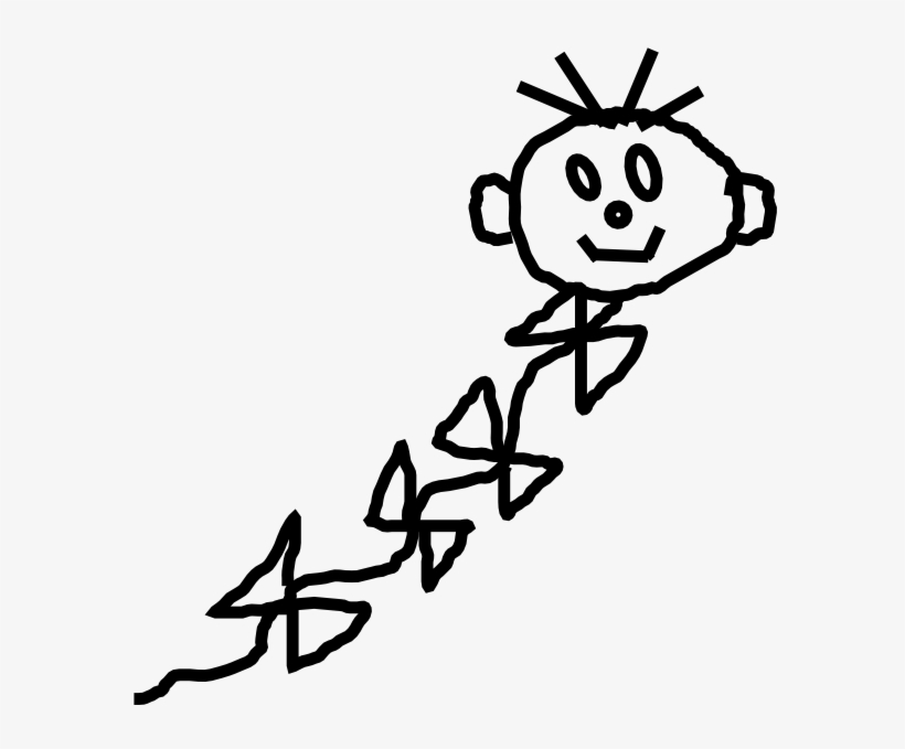 Balloon Drawing Man - Clip Art, transparent png #243174