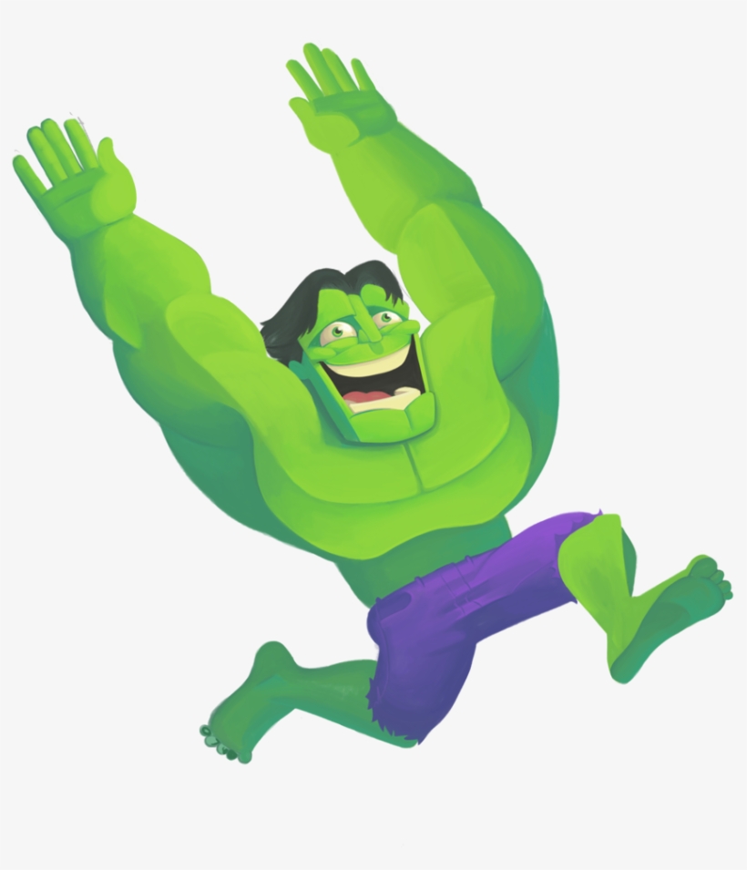 Happy Hulk - Happy Hulk Png, transparent png #243451