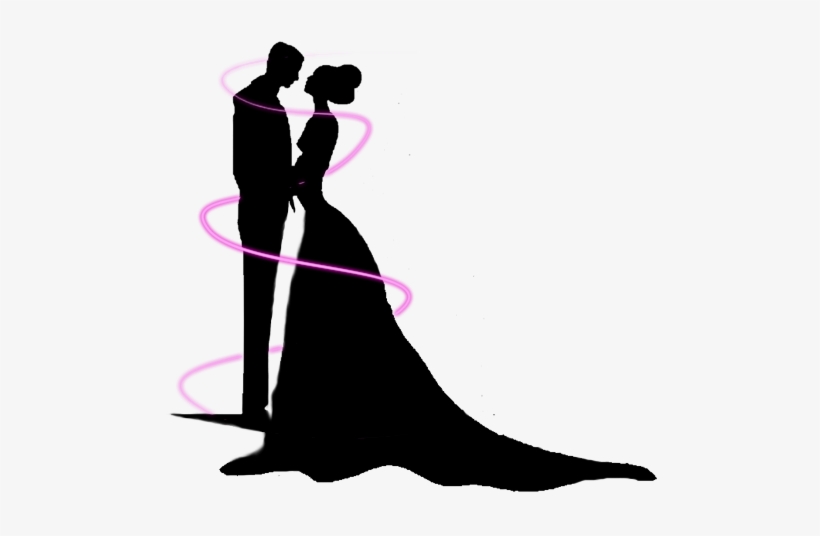 Wedding Couple Silhouette Png Picture - Wedding Anniversary Quotes In Tamil, transparent png #243552