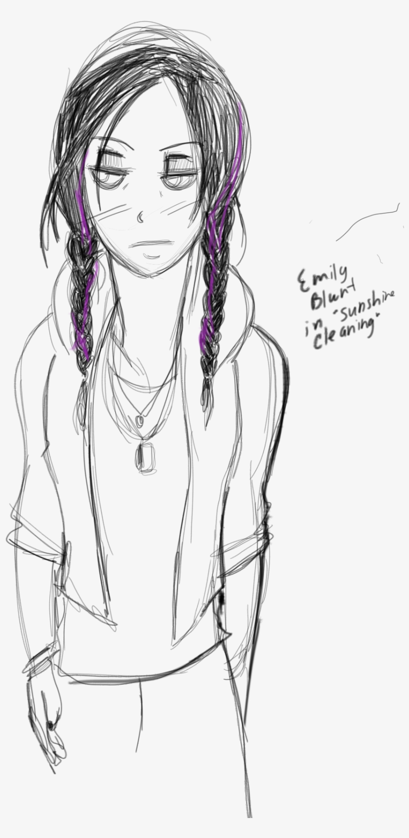 Weirdly I Was Inspired By Emily Blunt's Emo Grungy - Library, transparent png #243619