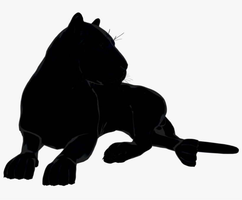 Tiger Or Big Black Cat Pose 47 By Madetobeunique On - Clip Art Black Tiger, transparent png #243810