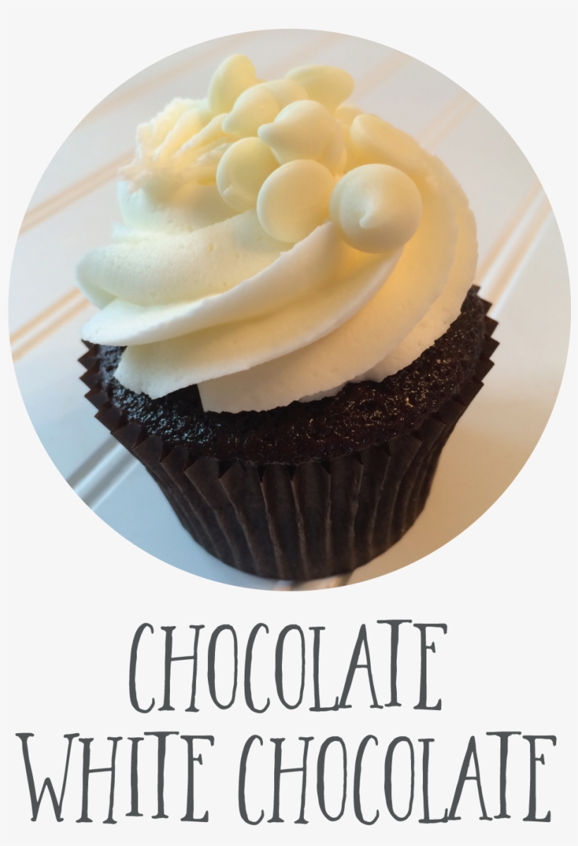 Chocolate White Chocolate - Cupcake, transparent png #243850