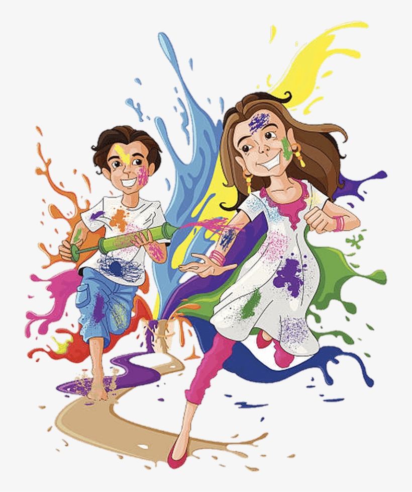 Happy Holi Wishes - Happy Holi Images 2018, transparent png #244060
