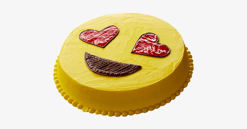 Emoji Round Ice Cream Cake - Emoji Ice Cream Cake, transparent png #244094