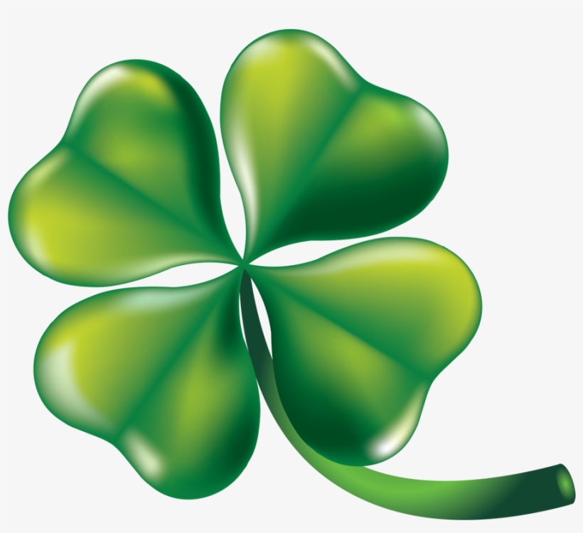 Four Leaf Clover Art - Png 4 Leaf Clover, transparent png #244211