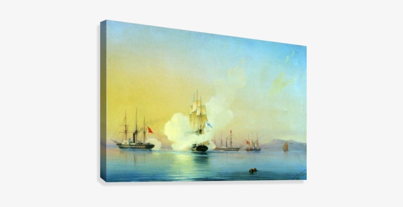 Fight On November - Battle Of Fregate Flora Against Turkish Steamships, transparent png #244404