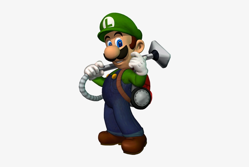 Time To Suck Those Suckers Up Because Luigi Is Back - Luigi's Mansion, transparent png #245085