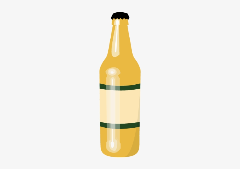 Beer Bottle Illustration - Glass Bottle, transparent png #245116