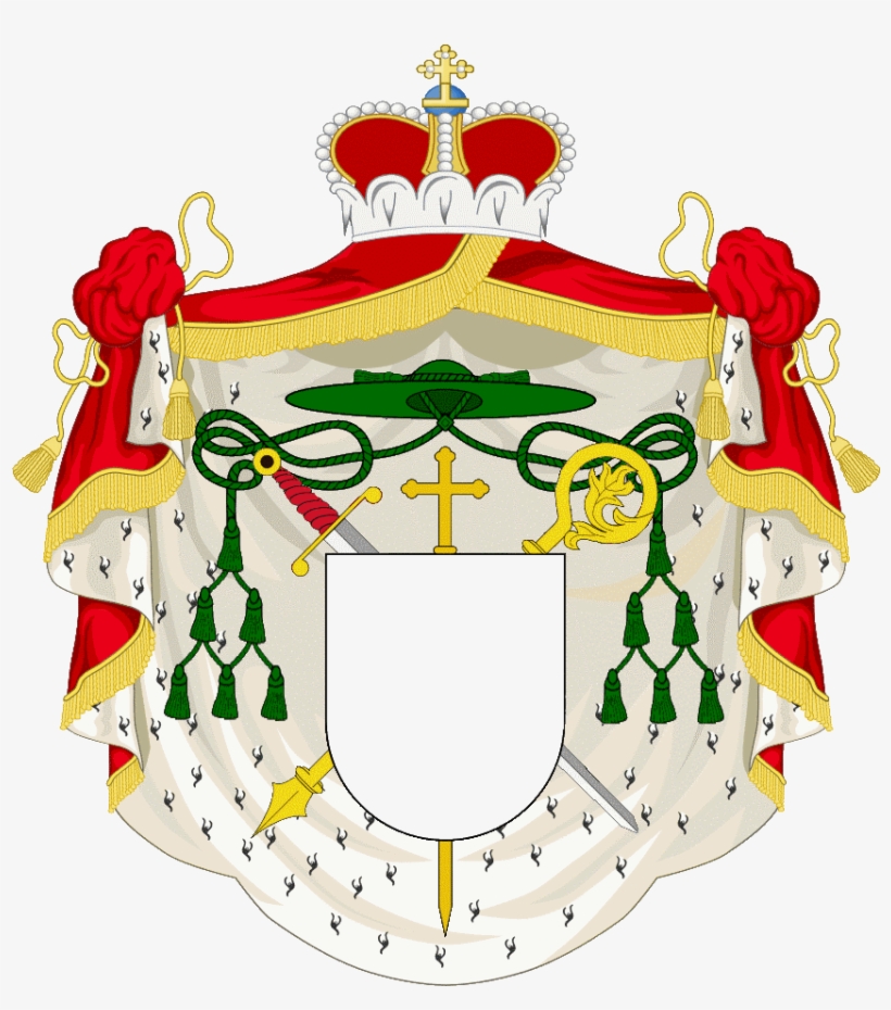 05 Coa Prince-bishop - Albanian Royal Coat Of Arms, transparent png #245518