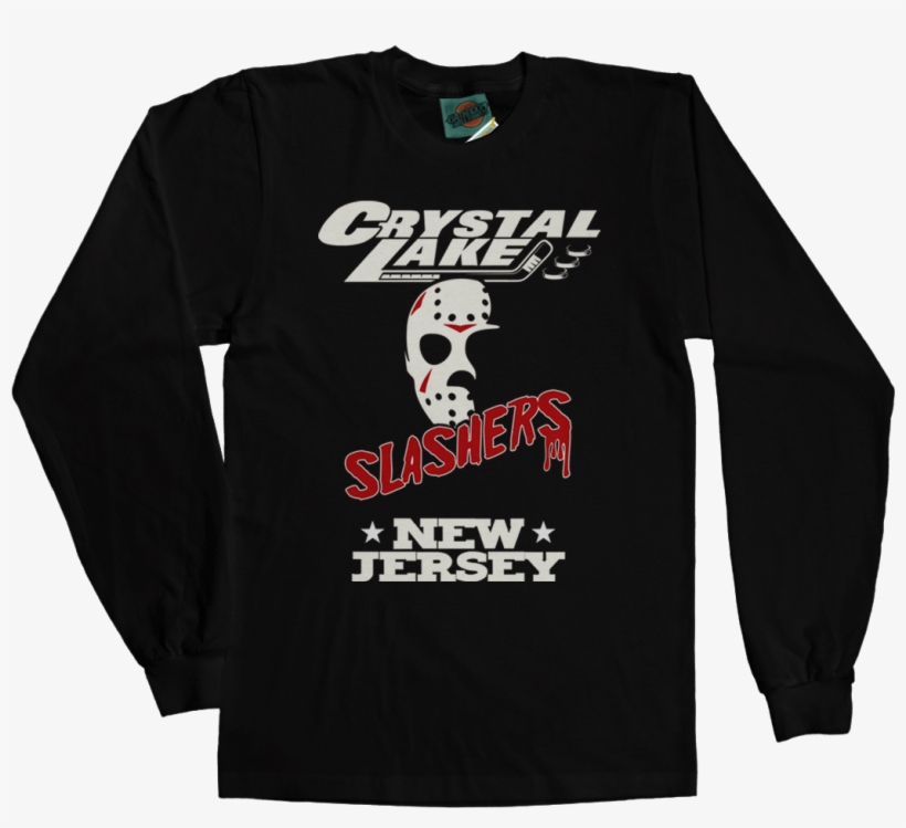 Friday 13th Part 3 Jason Voorhees Crystal Lake Slashers - Kylo Ren First Order Long Sleeve T-shirt Black Size, transparent png #245636