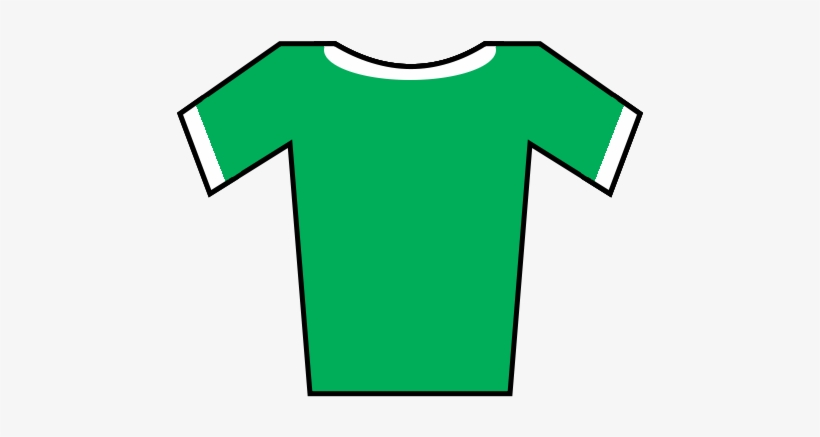 Soccer Jersey Green-white - File Soccer Jersey White, transparent png #245880