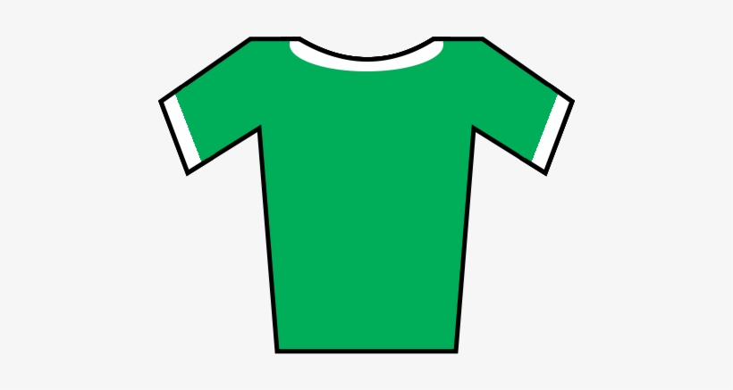 Soccer Jersey Green-white - File Soccer Jersey White, transparent png #245880