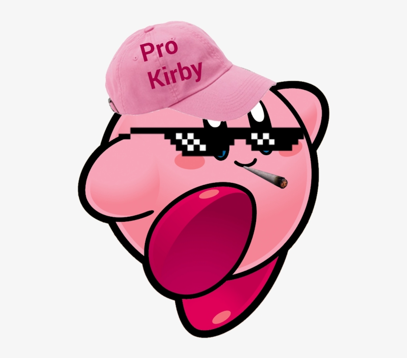 one Punched A Fusion Of Slenderman, Weegee, Goko, - Kirby Character, transparent png #246106