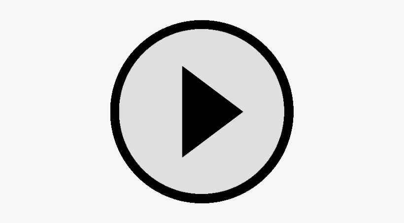 White Video Play Button Png - Circle, transparent png #246287