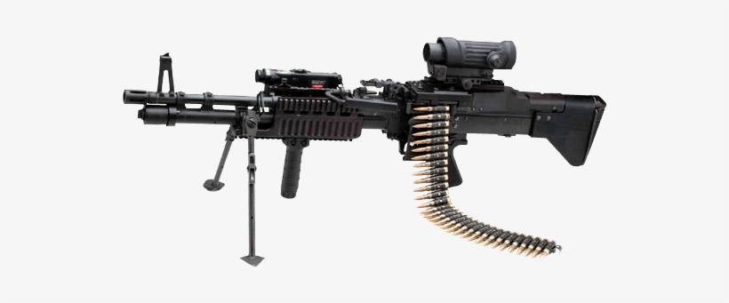 Rifle Transparent Png - M240 Bravo, transparent png #246310