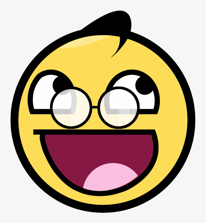 Awesome Smiley Face - Awesome Face, transparent png #246311