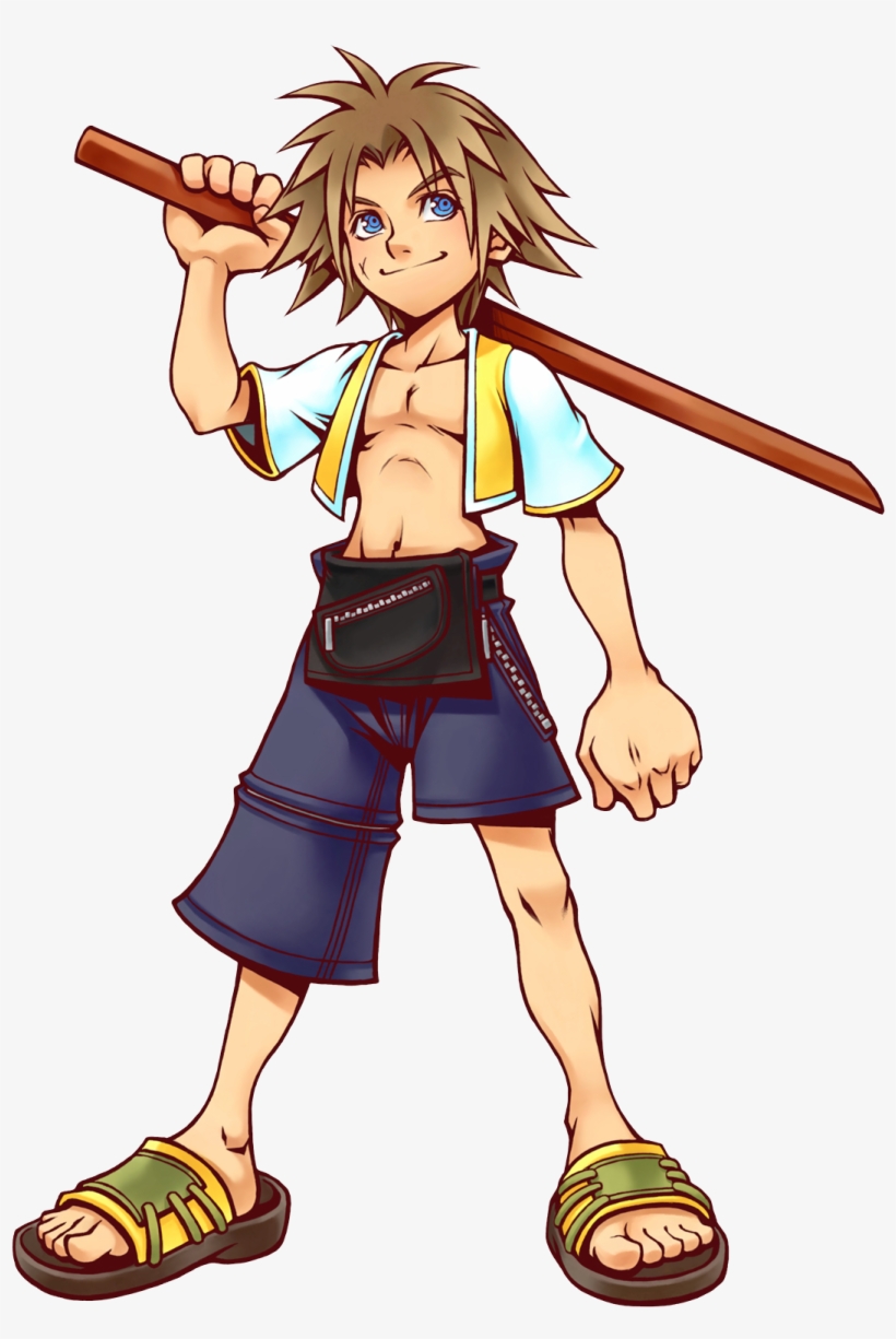 Tidus Kh - Kingdom Hearts Character Art, transparent png #246330