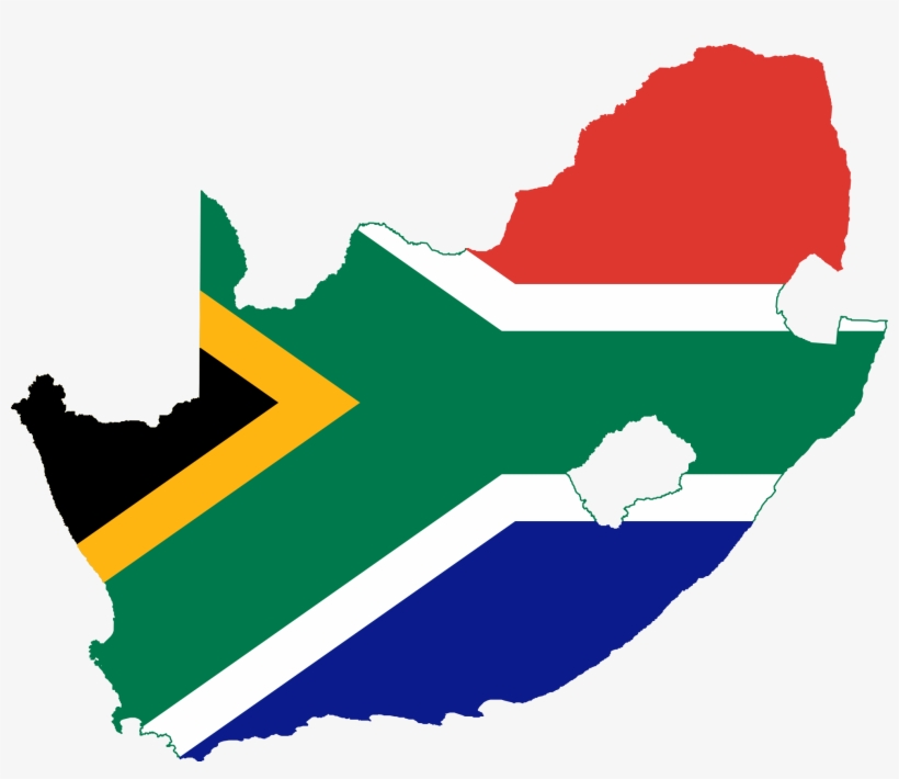 Image Black And White Africa Clipart Simple - South African Map Vector, transparent png #246427