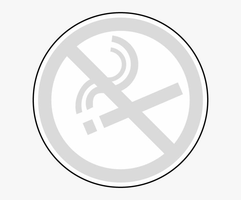 No Smoking Symbol Label - Symbol, transparent png #246468