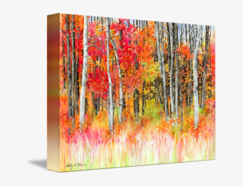 "woodsy Forest" By Hailey E - Watercolor Painting, transparent png #246626