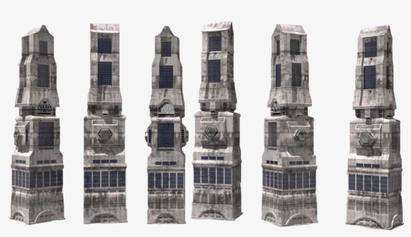 City Buildings Png Transparent Images Clipart Icons - Sci Fi Buildings Png, transparent png #247063