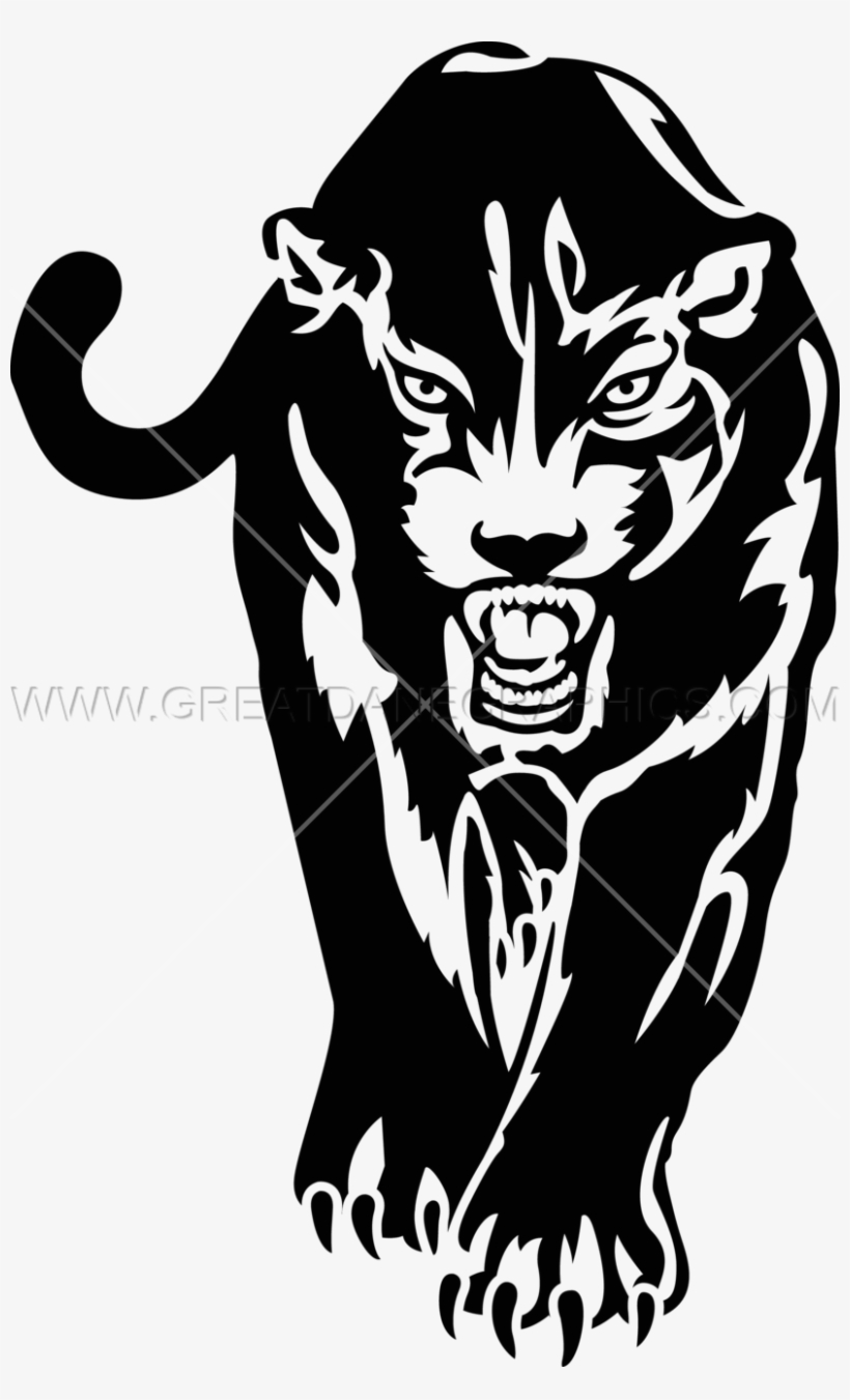 Graphic Library Huge Freebie Download Clip - Walking Panther Png, transparent png #247387