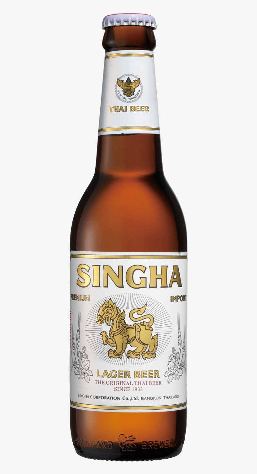 Singha Lager Beer 330ml - Thai Beer In Australia, transparent png #247528