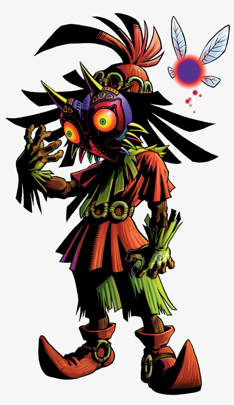 Skull Kid - Zelda Majora's Mask Art, transparent png #247863