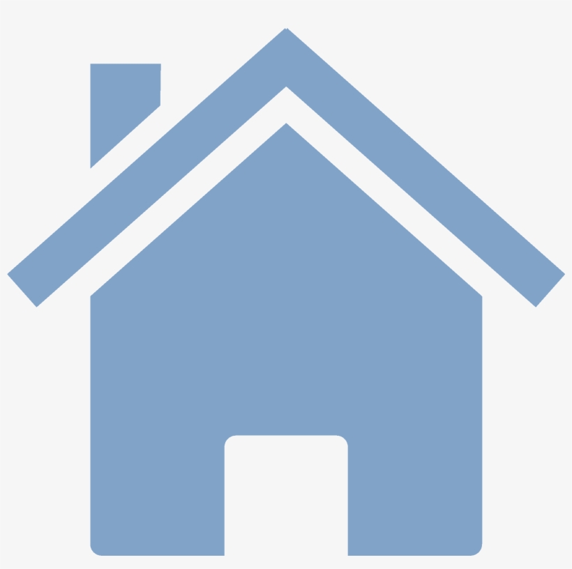Home Light Blue Icon - Home Icon White Png, transparent png #247907