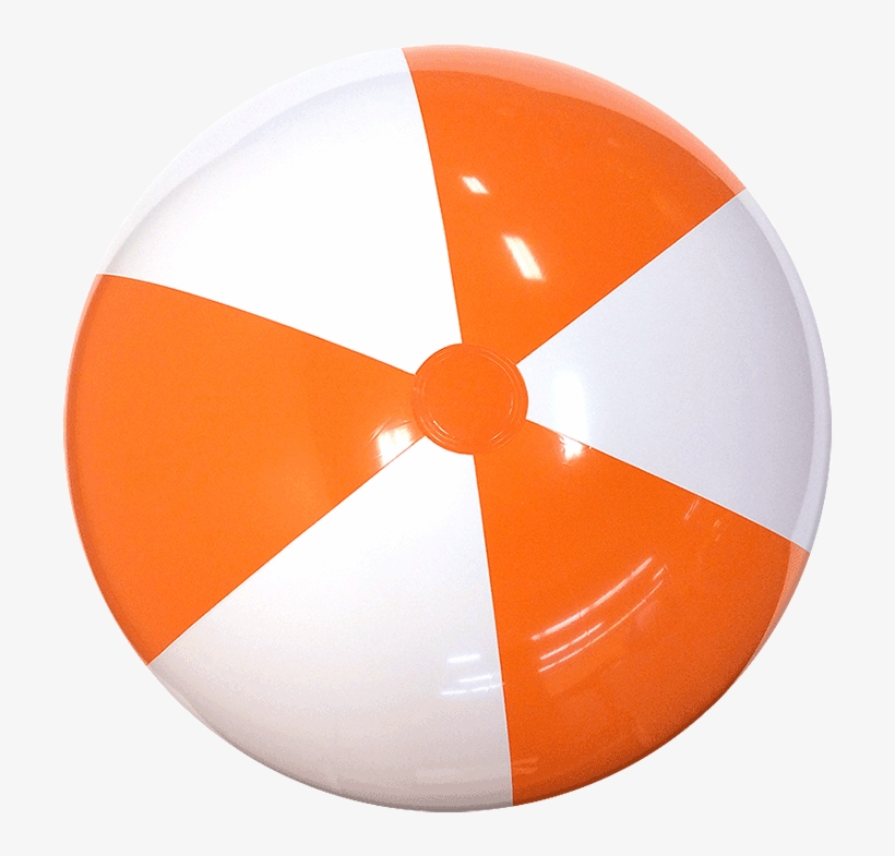 Beach Balls Png Clip Free Stock - Orange Beach Ball, transparent png #248368