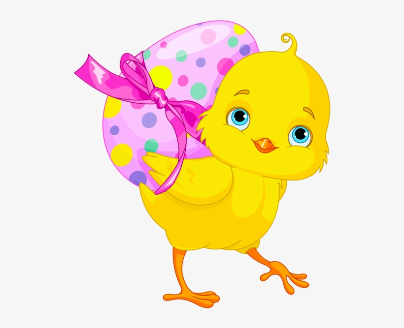 Chicken With Pink Egg Gallery Yopriceville High - Easter Chick Clipart, transparent png #248491
