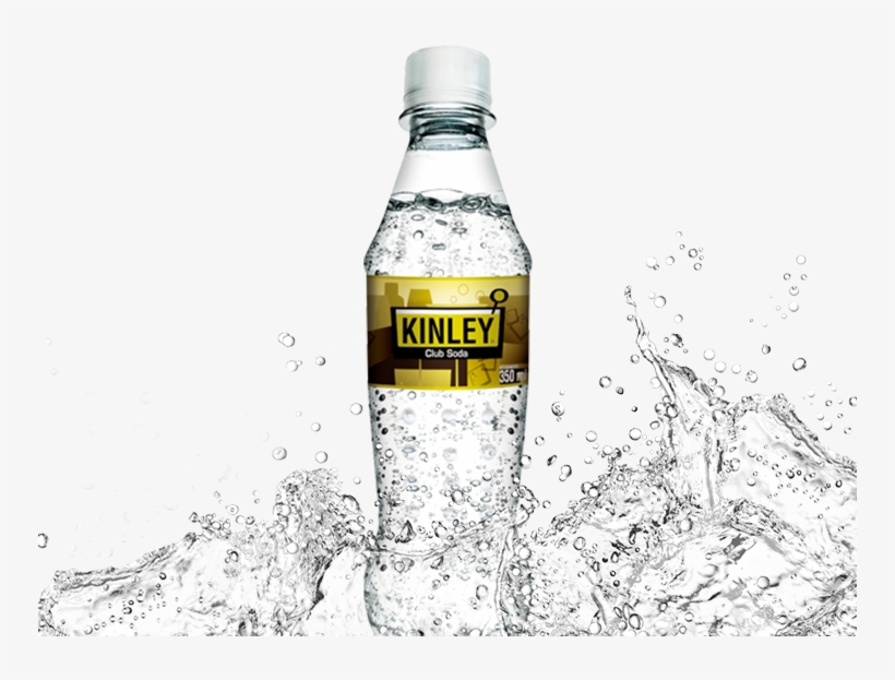 Kinley Soda - Glass Bottle, transparent png #248686